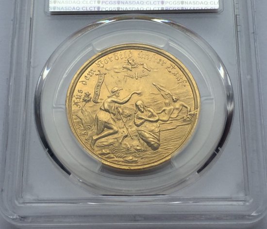 ドイツ ニュルンベルク 1700年 ゴールドメダル 3ダカット PCGS MS61