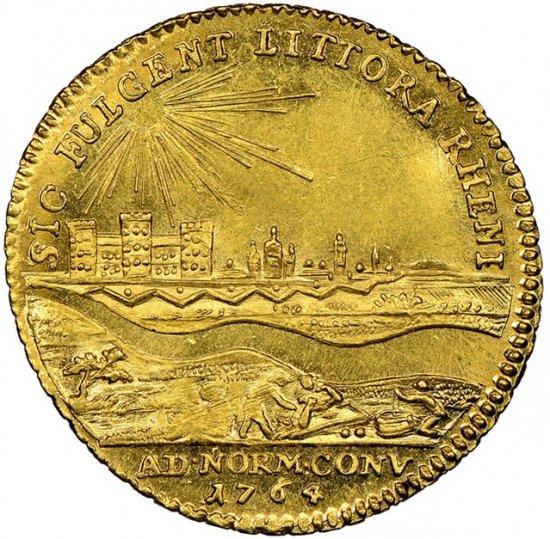 ドイツ プファルツ選帝侯領 1764AS カール・テオドール ダカット金貨