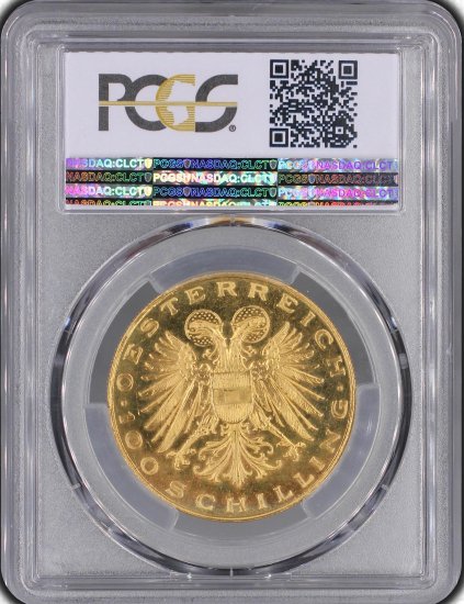 オーストリア 1936 マドンナ 100シリング金貨 PCGS PL65プルーフライク! - 【鑑定済 アンティークコイン専門店】オンラインネットショップ通販店舗『アンティークコインワールド』へようこそ！