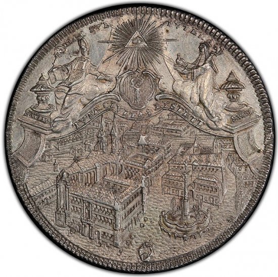 ドイツ アイヒシュタット 1781年 ターラー銀貨 セデ・ヴァカンテ 