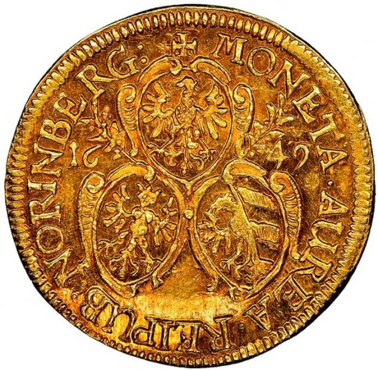 ドイツ ニュルンベルク 1649年 ラムダカット 1ダカット 金貨 NGC