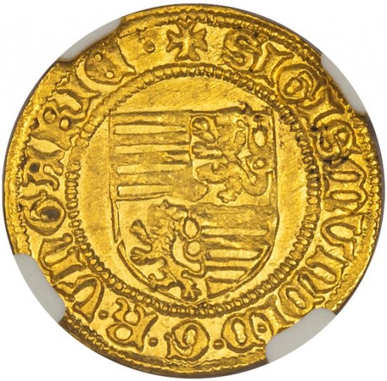 神聖ローマ帝国 ハンガリー 1387-1437 ジギスムント ゴールドグルデン金貨 NGC MS66! 最高鑑定品! - 【鑑定済アンティークコイン 専門店】オンラインネットショップ通販店舗『アンティークコインワールド』へようこそ！