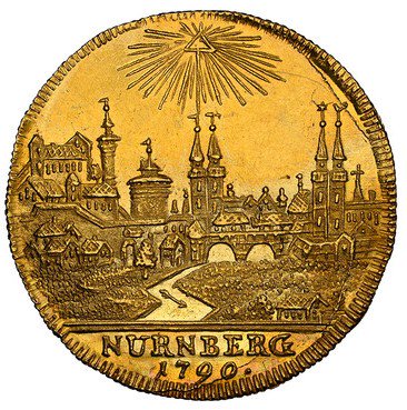 ドイツ ニュルンベルク 1790年 レオポルト2世 ダカット金貨 NGC