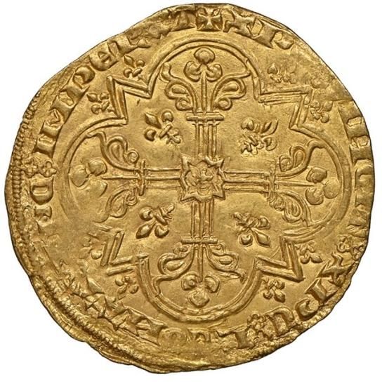 フランス 1350-64 ジャン2世 ムートンドール 金貨 黄金の羊 NGC