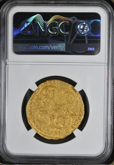 フランス 1350-64 ジャン2世 ムートンドール 金貨 黄金の羊 NGC