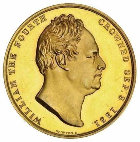 イギリス 1831 ウィリアム4世 戴冠記念メダル NGC プルーフ62ウルトラ