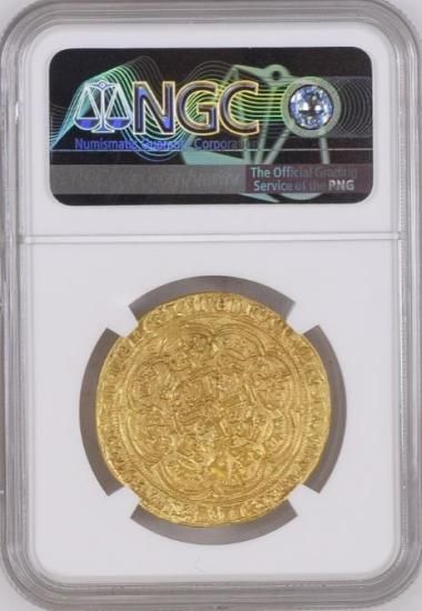 イギリス イングランド 1356-61 エドワード3世 ノーブル金貨 NGC
