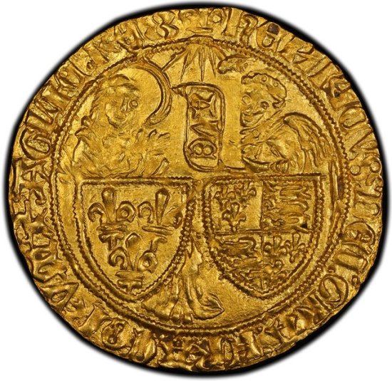 フランス 1422-1453 ヘンリー6世 サリュードール金貨 百年戦争 PCGS