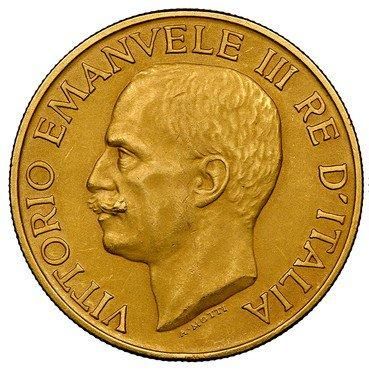 イタリア「船首の女性像」エマニュエーレ3世　1918年：NGC鑑定済み イタリア「船首上の女神」 エマヌエーレ3世 100リレ 金貨 MS64の