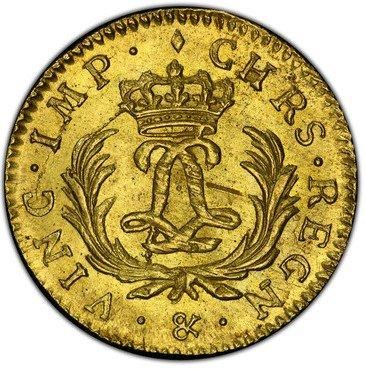 フランス 1724 ルイ15世 ルイドール金貨 PCGS MS63! 最高鑑定品! - 【鑑定済アンティークコイン 専門店】オンラインネットショップ通販店舗『アンティークコインワールド』へようこそ！