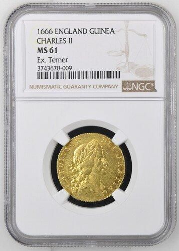 1804年 イギリス ジョージ3世 1/2ギニー 金貨 NGC MS61 1804年 イギリス ジョージ3世 1/2ギニー 金貨 NGC MS61 レア度2