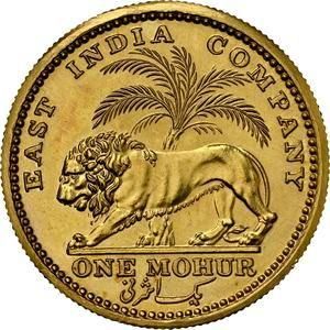 インド 英領インド 東インド会社 1841(C) ビクトリア モハール インド 英領インド 東インド会社 1841(C) ビクトリア モハール
