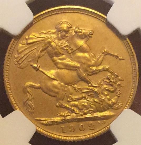 エジプト 1ミリエム青銅貨☆1924年/ファド1世/準未使用・極美品/本物保証 イギリス 1902 エドワード7世 1ポンド ソブリン 金貨 NGC PF61