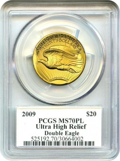 アメリカ 2009 20ドル セントゴーデンズ ウルトラハイリリーフ金貨